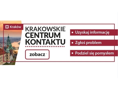 Krakowskie Centrum Kontaktu. Centrum wsparcia mieszkańca. Zgłoś online lub zadzwoń
