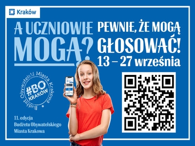 Uczniowie krakowskich szkół też głosują w 11. edycji Budżetu Obywatelskiego Miasta Krakowa