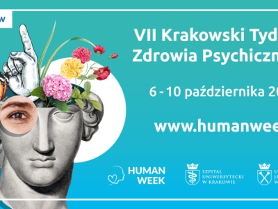 VII edycja Krakowskiego Tygodnia Zdrowia Psychicznego – HUMAN WEEK - w dniach 6–10 października 2025 r.
